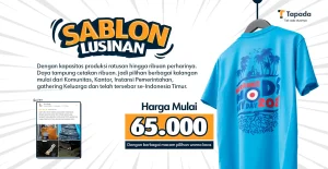 Harga sablon Lusinan Tapada