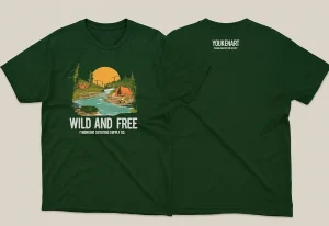 Desain Kaos tema Alam